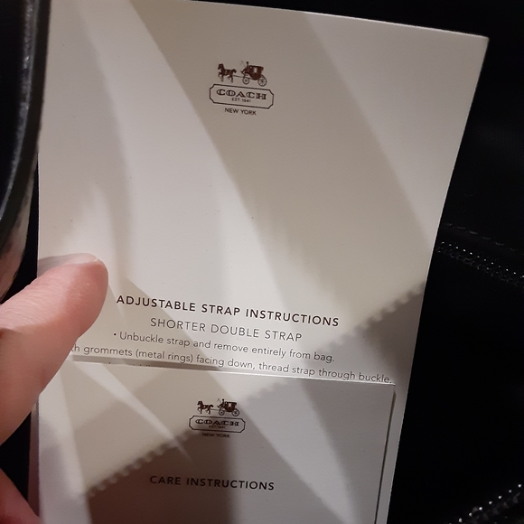 Black Coach Purse - Picture 7 of 12